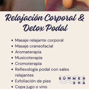 RELAJACIÓN CORPORAL & DETOX PODAL