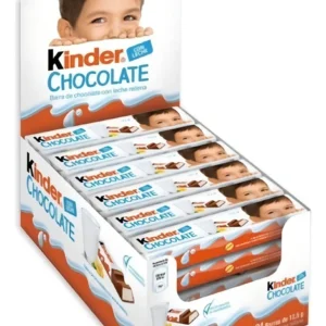 Kinder Barra De Chocolate Rellena Con Leche 300 Gr. X24