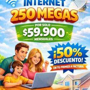INTERNET 250 MEGAS